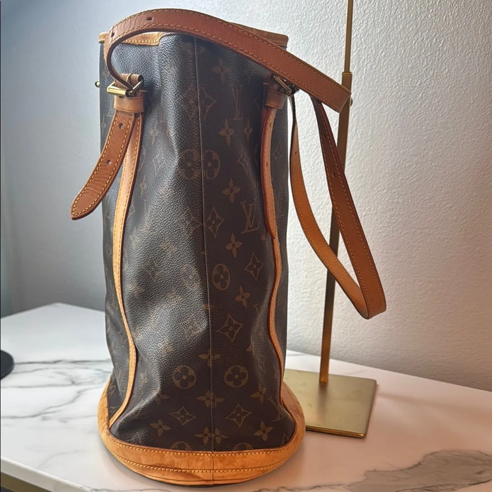 Vintage Louis Vuitton Monogram GM Bucket Tote Bag